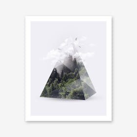 Forest Triangle Art Print