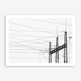 Electricity Plant Art Print