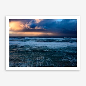 Storm Over The Mediterranean Art Print