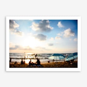 Late Afternoon At The Beach Art Print