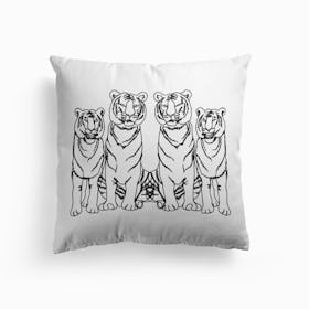 Single Tiger Squad Cushion