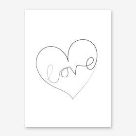 Love Lines Art Print