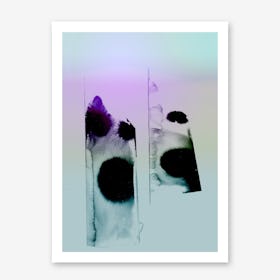 Blurred Dots Art Print