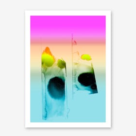 Blurred Dots II Art Print
