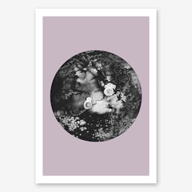 Pluto Lilac Art Print