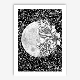 Moon Abloom Art Print