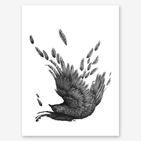 Raven Unravelled Art Print