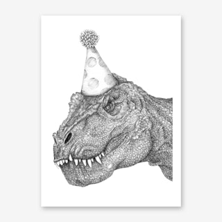Party Dinosaur Art Print
