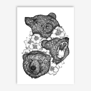 Bears In Bears Art Print
