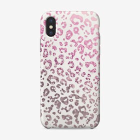 Monis Glitter Leo Pink Phone Case