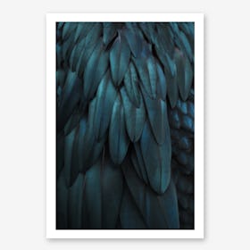 Dark Feathers in Art Print