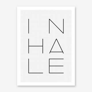 Inhale Art Print