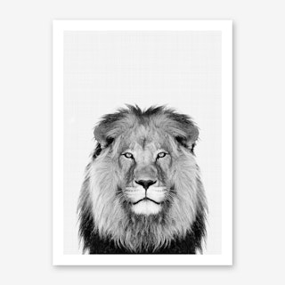 Lion Portrait Art Print