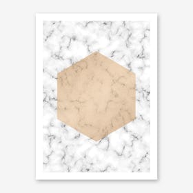 Marble Shape 1 Art Print