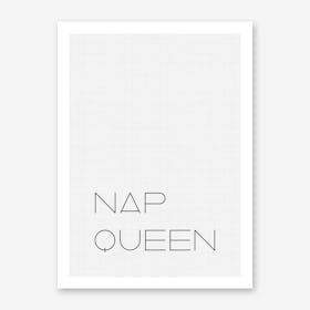 Affiche Nap Queen Minimaliste pour Chambre