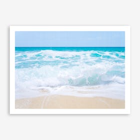 Ocean Waves 2 Canvas Look Art Print
