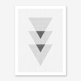 Triangles 1 Art Print
