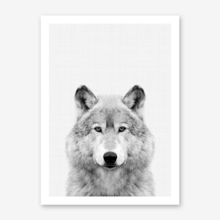 Wolf Portrait Art Print