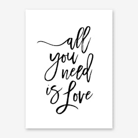 All You Need Is Love III Art Print