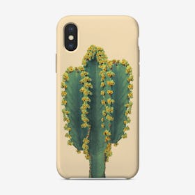 Cactus in Yellow iPhone Case