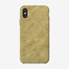 Gold Waves iPhone Case