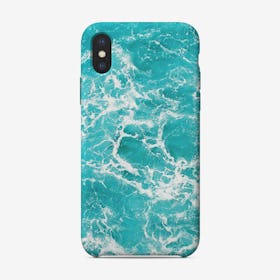 Marble Ocean Waves iPhone Case