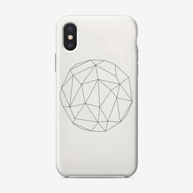 Circle of Lines iPhone Case