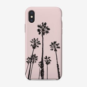 Palms in Pink iPhone Case