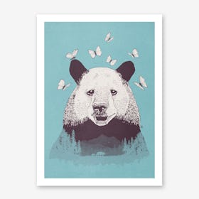 Lets Bear Friends in Art Print