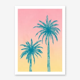 Palm Trees in Art Print