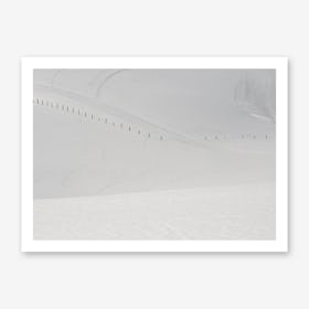 Lines in the Snow Art Print