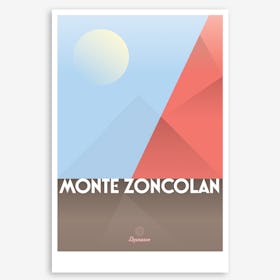 Monte Zoncolan II Art Print