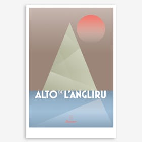 Alto De L'Angliru II Art Print