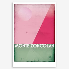 Monte Zoncolan I Art Print