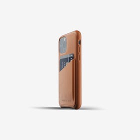 Full Leather Wallet Case for iPhone 11 Pro - Tan