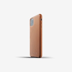 Full Leather Case for iPhone 11 Pro Max - Tan