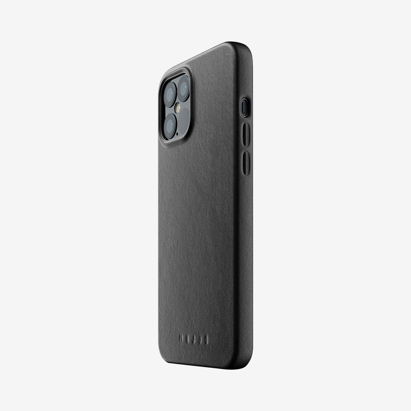 Full Leather Case for iPhone 12 Pro Max - Black by Mujjo
