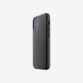 Full Leather Case for iPhone 12 Mini - Black