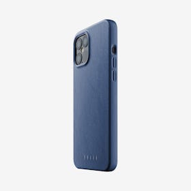 Full Leather Case for iPhone 12 Pro Max - Monaco Blue