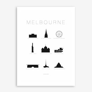 Melbourne Art Print