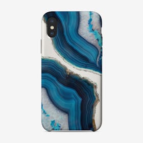Blue Agate iPhone Case