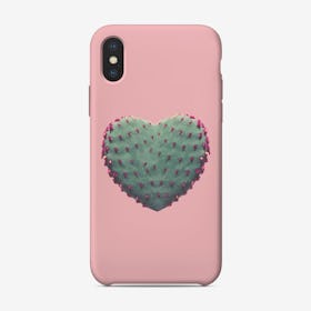 Cactus Heart iPhone Case