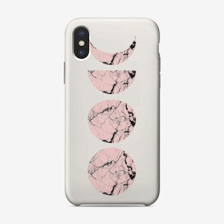 Pink Moon Phases iPhone Case