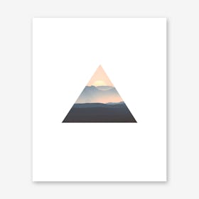 Triangle Sunrise Art Print