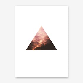 Triangle Red MTN Art Print