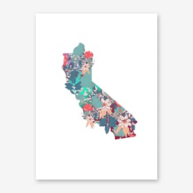 California Florals Art Print