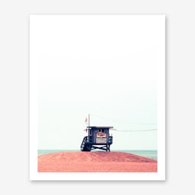 Lifeguard Tower Art Print