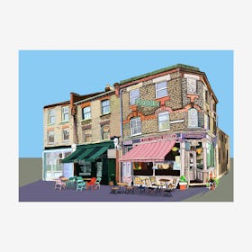 The Village Bakery, Walthamstow Village A3 Print