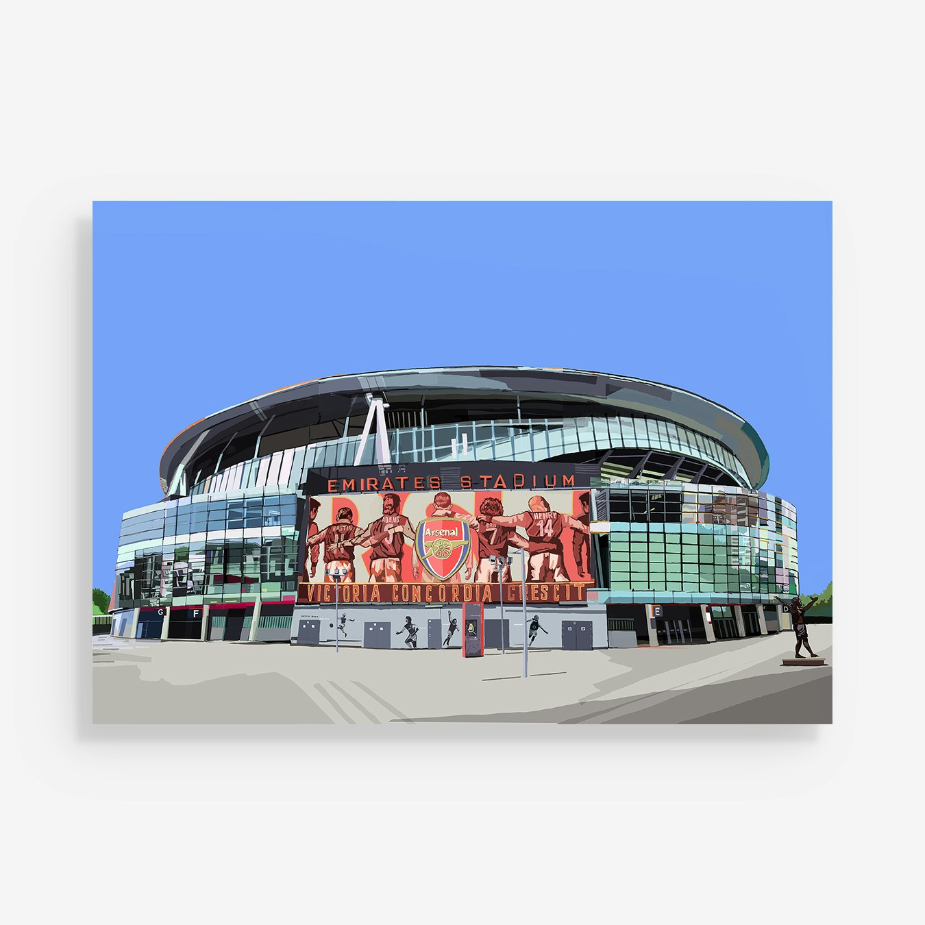 Emirates Stadium (Arsenal Stadium), North London Art Print by Tomartacus