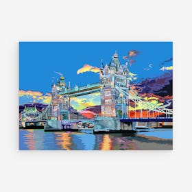 Tower Bridge from Potters Fields Park, London Art Print